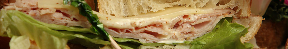 Eating Deli Sandwich Cafe at Dadeland Cafe restaurant in Miami, FL.